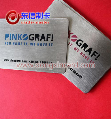 PINKOGRAF 金属卡 不锈钢卡